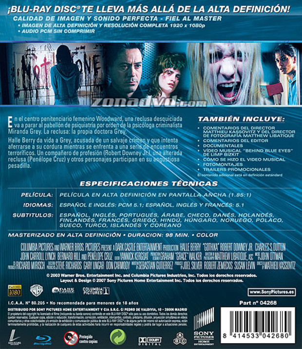 carátula Gothika portada 3