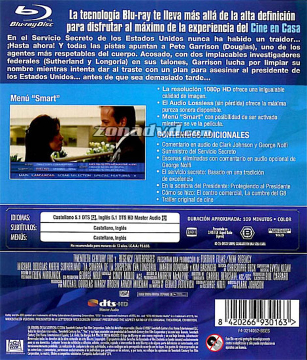 carátula La Sombra de la Sospecha portada 3