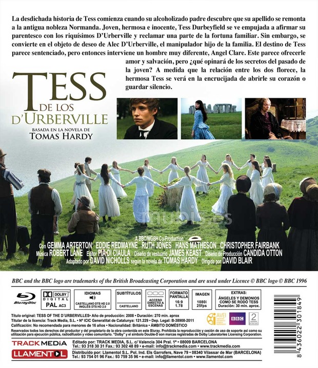carátula Tess de los D'Urberville 3