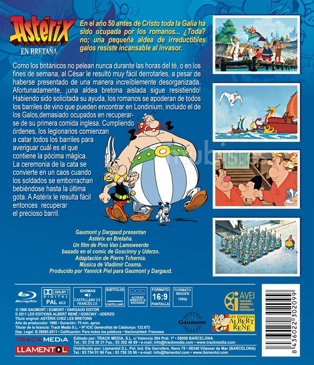 carátula Astérix en Bretaña 3