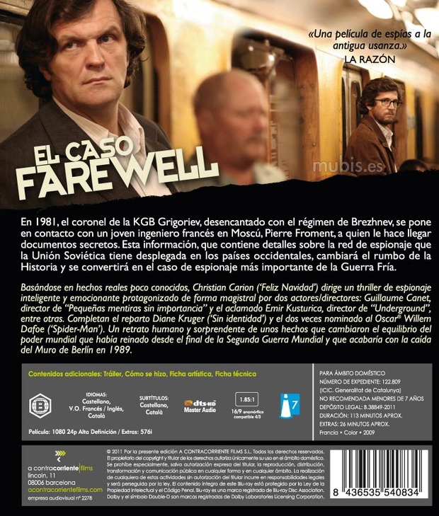 carátula El Caso Farewell 3