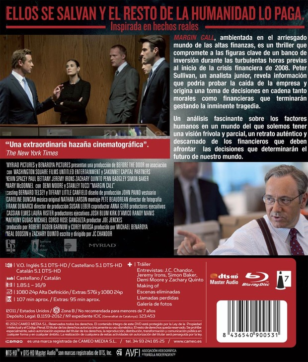 carátula Margin Call 3