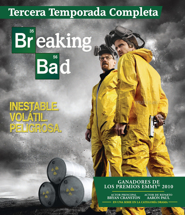 carátula Breaking Bad - Tercera Temporada 2