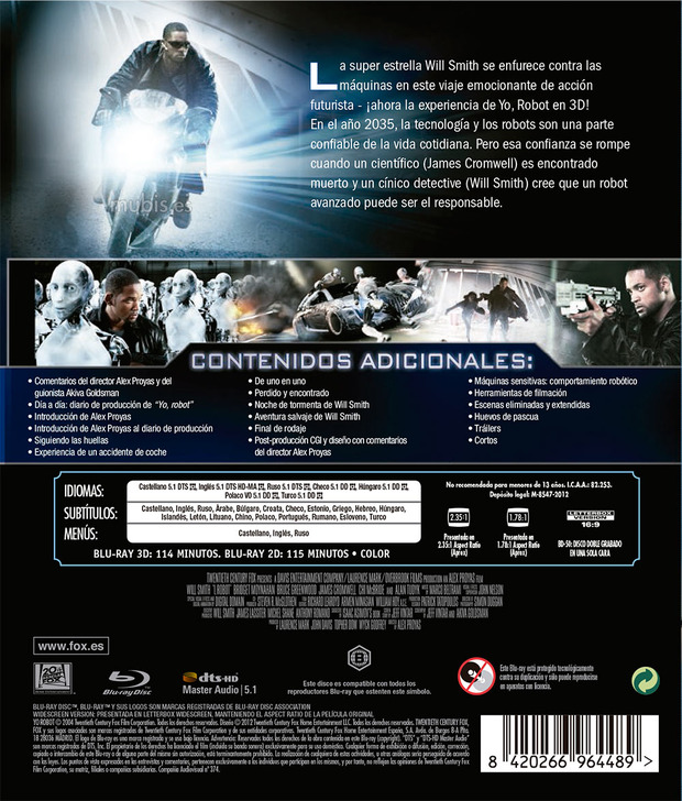 carátula Yo, Robot 4