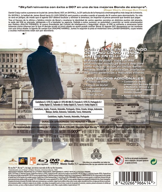 carátula Skyfall 4