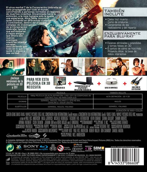 carátula Resident Evil: Venganza 4