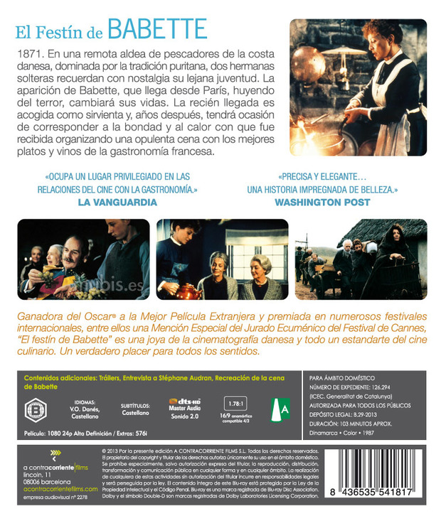 carátula El Festín de Babette 3