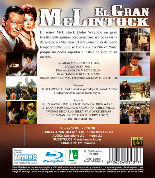 carátula El Gran MacLintock 3