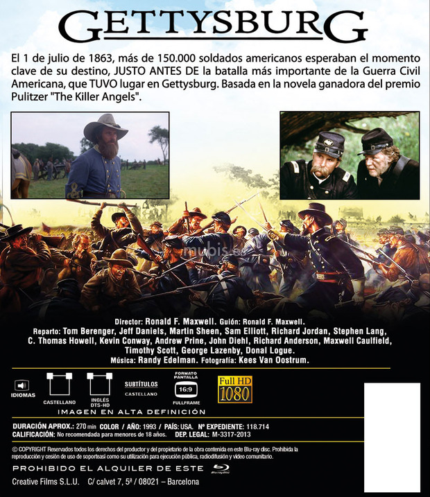 carátula Gettysburg 3