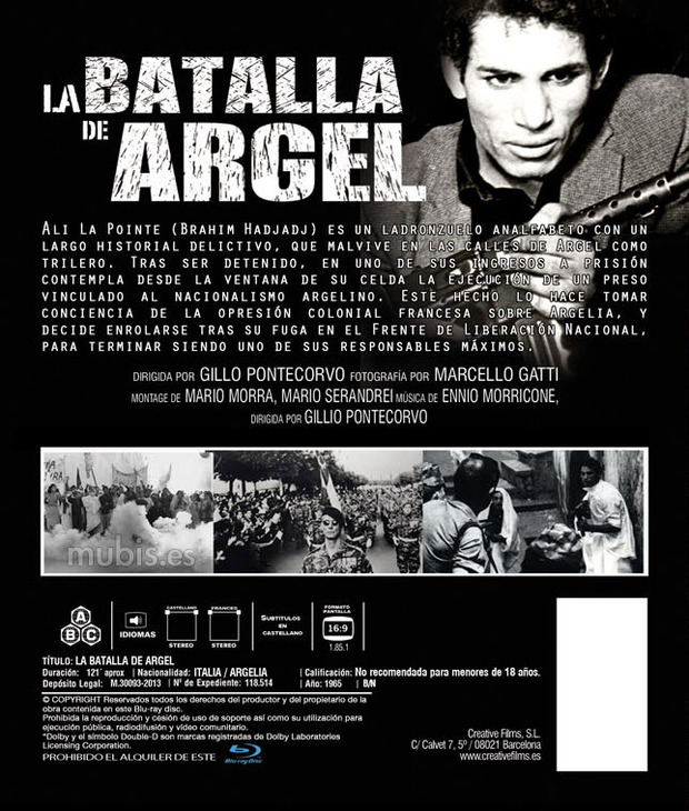 carátula La Batalla de Argel 3