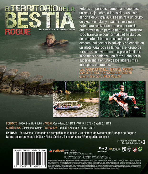carátula El Territorio de la Bestia (Rogue) 6