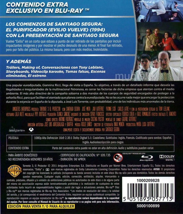 carátula Torrente 3: El Protector 3