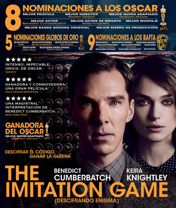 carátula The Imitation Game (Descifrando Enigma) 5