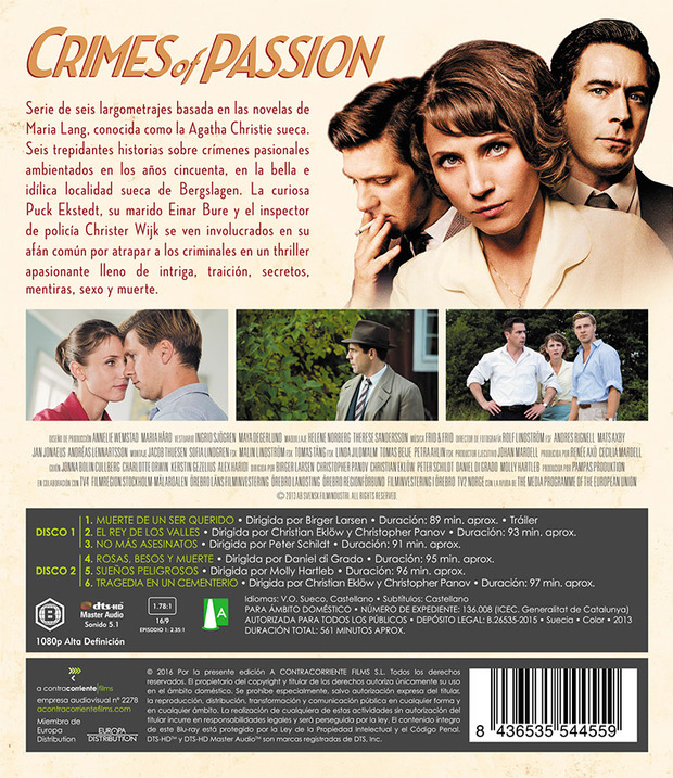 carátula Crimes of Passion - Serie Completa 6