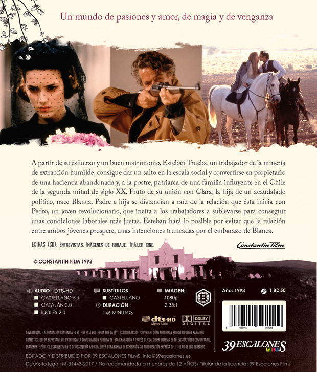 carátula La Casa de los Espíritus 4