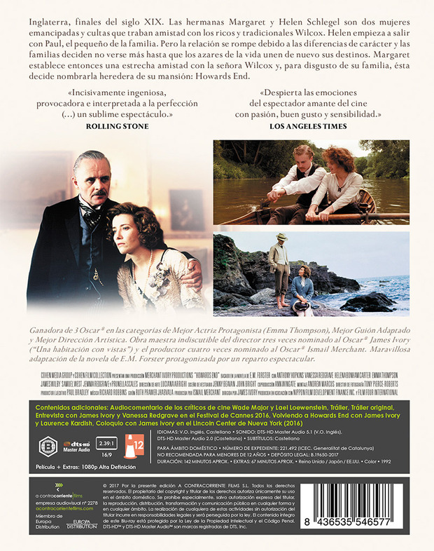 carátula Regreso a Howards End 4