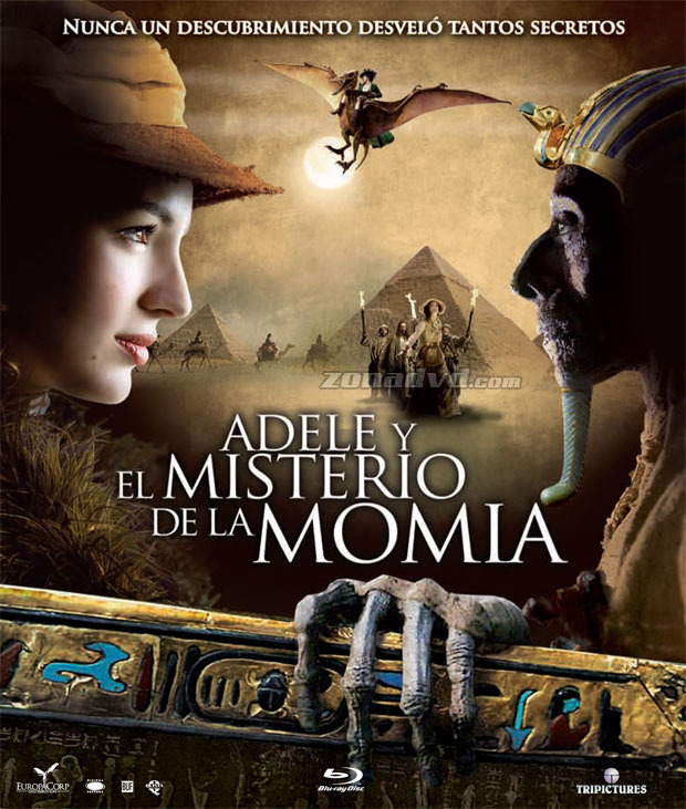 carátula Adele y El Misterio de la Momia portada 2