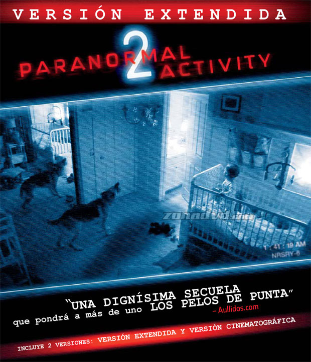 carátula Paranormal Activity 2 portada 2