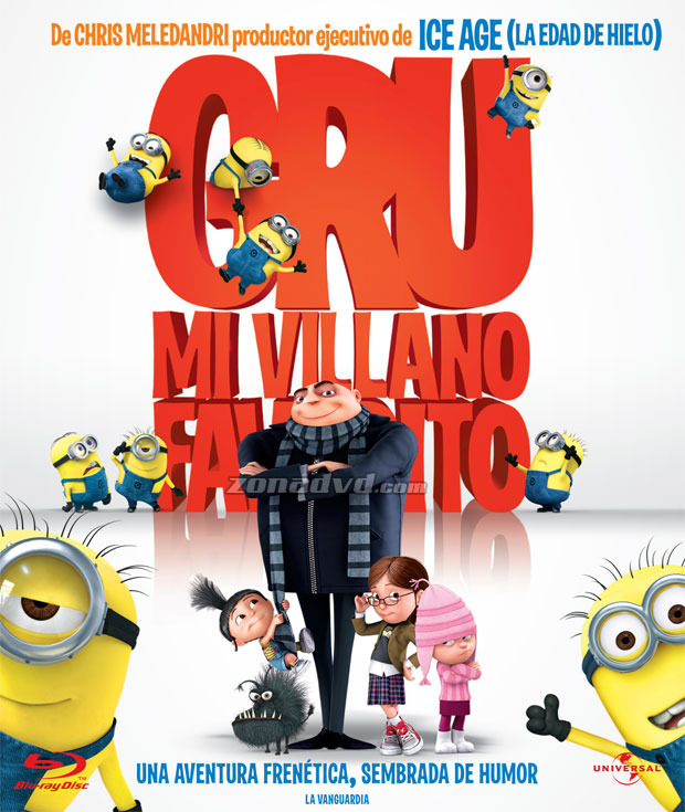 carátula Gru, Mi Villano Favorito portada 2