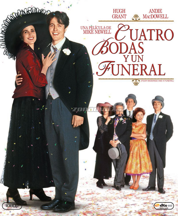 carátula Cuatro Bodas y un Funeral portada 2