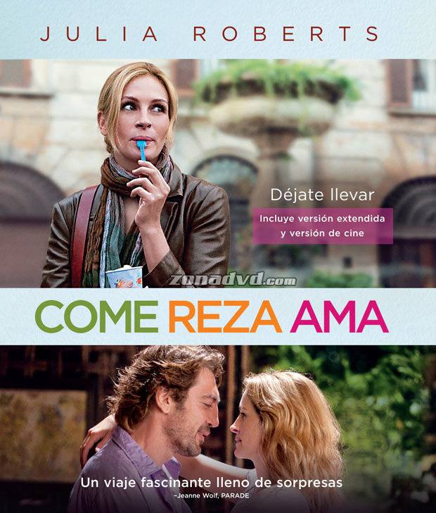 carátula Come, Reza, Ama portada 3