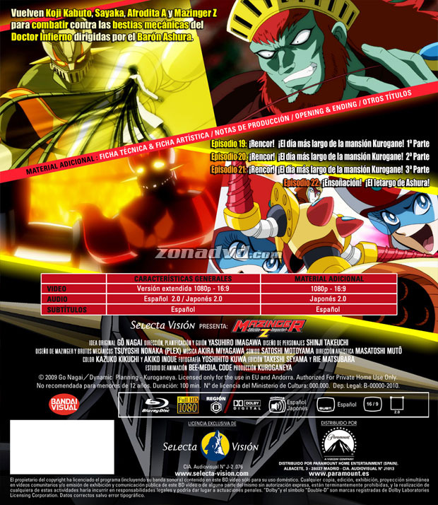 carátula Mazinger Z (Shin Mazinger Z) - Edición Impacto Vol. 5 portada 3