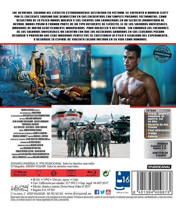 carátula Soldado Universal 1