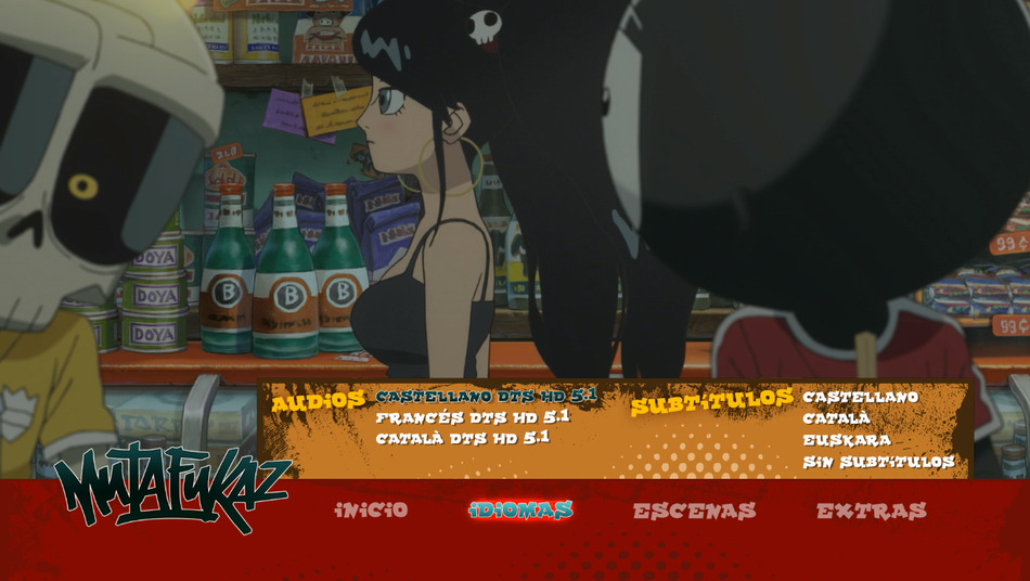 menú Mutafukaz Blu-ray - 2