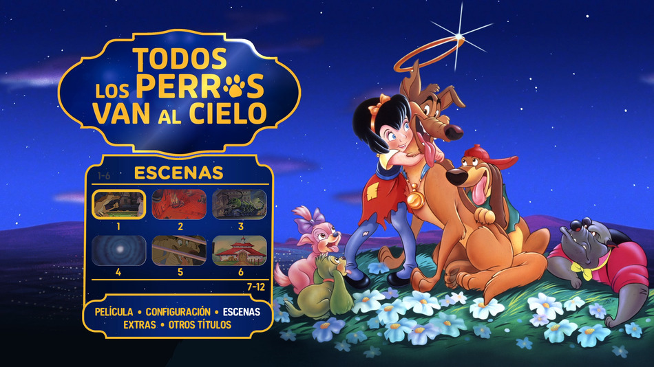 menú Todos los Perros van al Cielo Blu-ray - 3