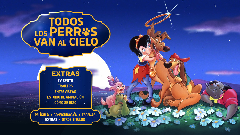 menú Todos los Perros van al Cielo Blu-ray - 5