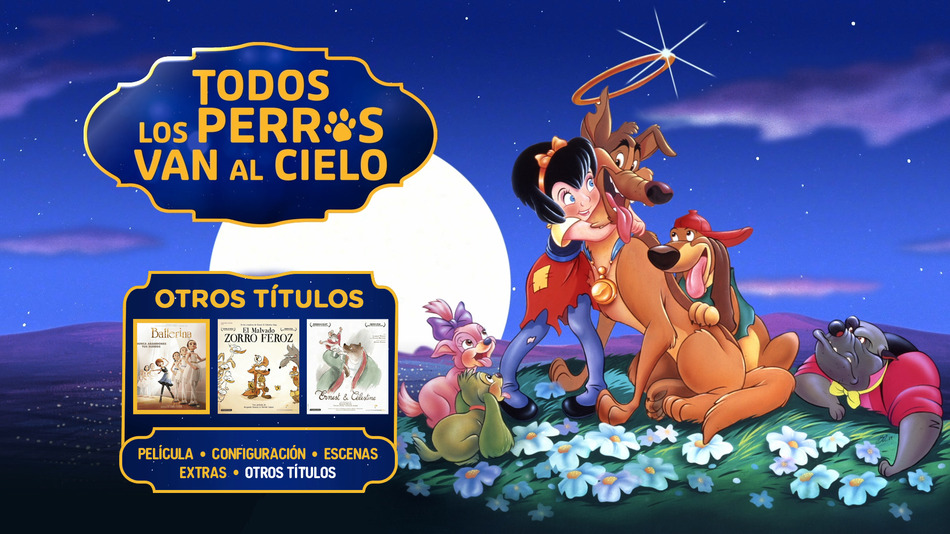 menú Todos los Perros van al Cielo Blu-ray - 6