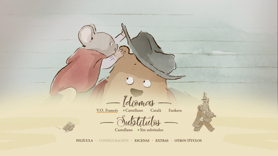 menú Ernest & Célestine Blu-ray - 2