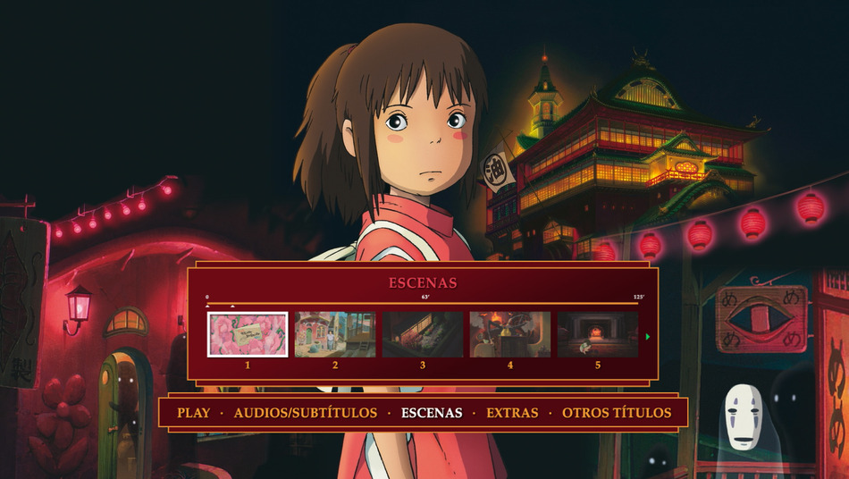 menú El Viaje de Chihiro Blu-ray - 3
