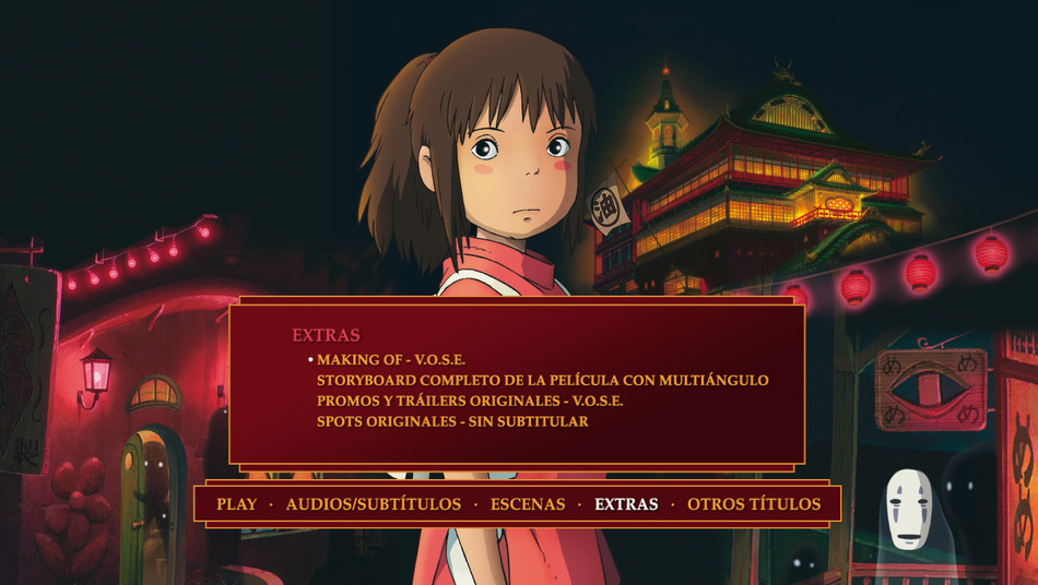 menú El Viaje de Chihiro Blu-ray - 4