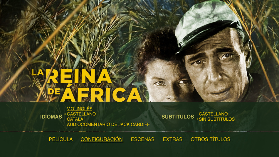 menú La Reina de África Blu-ray - 2