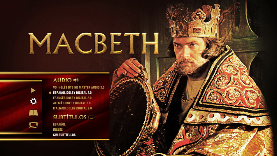 menú Macbeth Blu-ray - 2