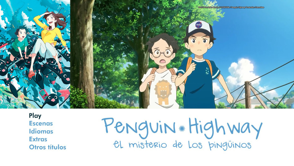 menú Penguin Highway (El Misterio de los Pingüinos) - Otaku Edition Coleccionista Blu-ray - 2