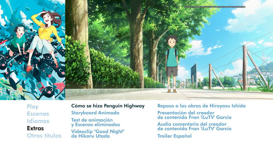 menú Penguin Highway (El Misterio de los Pingüinos) - Otaku Edition Coleccionista Blu-ray - 5