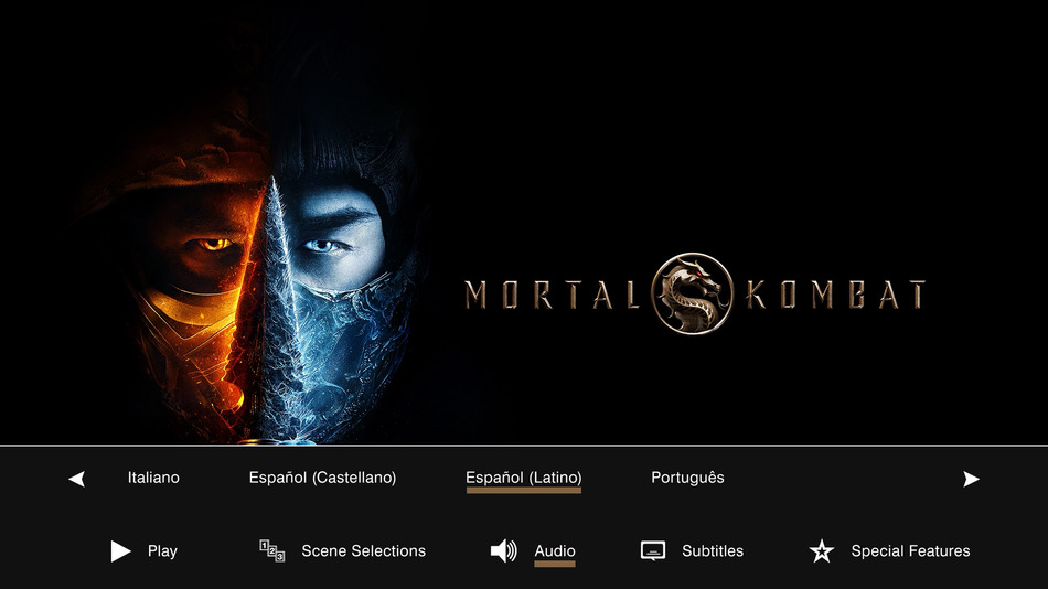 menú Mortal Kombat Blu-ray - 3
