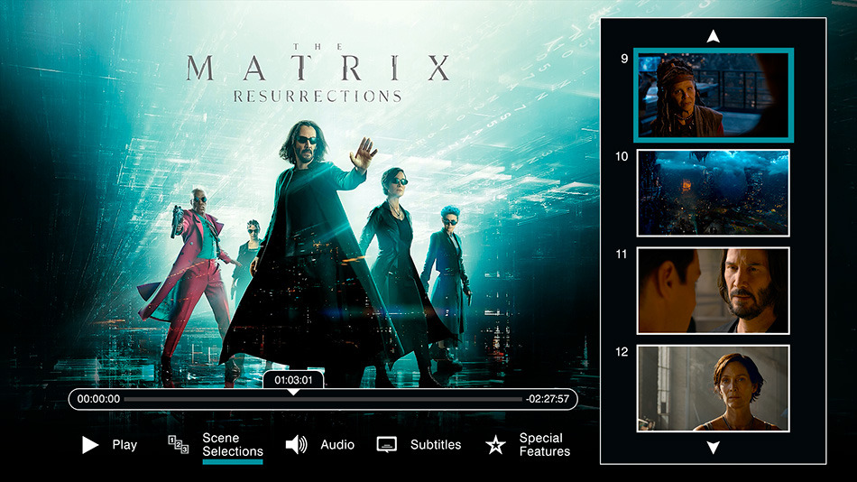 menú Matrix Resurrections Blu-ray - 4