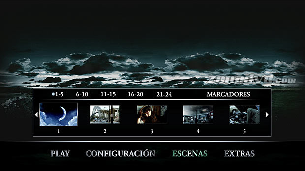 menú La Guerra de Los Mundos Blu-ray - 2