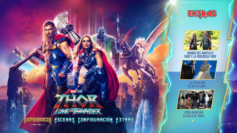 menú Thor: Love and Thunder Blu-ray - 2