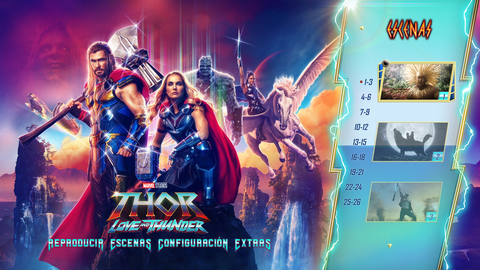 menú Thor: Love and Thunder Blu-ray - 3