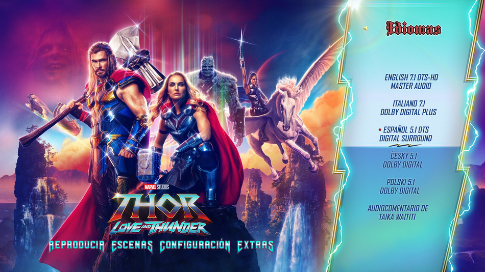 menú Thor: Love and Thunder Blu-ray - 5