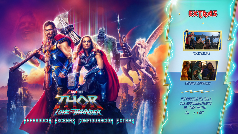 menú Thor: Love and Thunder Blu-ray - 8