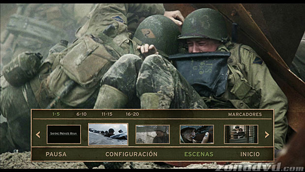 menú Salvar al Soldado Ryan - Edición Especial Blu-ray - 4