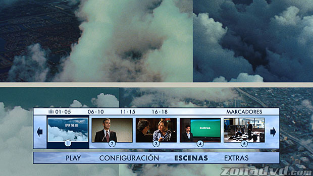 menú Up In The Air Blu-ray - 3