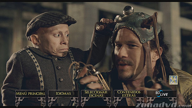 menú El Imaginario del Doctor Parnassus Blu-ray - 5