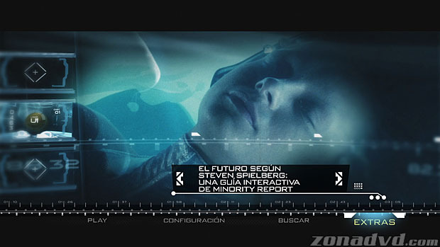 menú Minority Report Blu-ray - 5