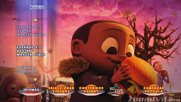 menú Lluvia de Albóndigas Blu-ray - 2